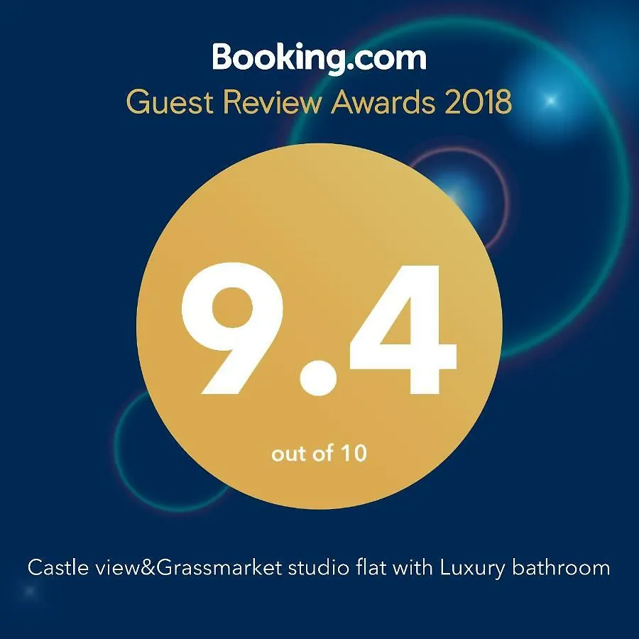 Castle View&Grassmarket Studio Flat With Luxury Bathroom Edinburgh